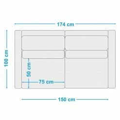 Fredriks Canapé Garlin (2,5 places) - Tissu - Tissu Sogol: Vert -loftscape Boutique 1000243257 210330 18214700429 SKETCH DETAILS P000000001000243257 sketch