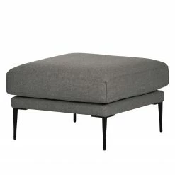 Fredriks Repose-pieds Garlin - Tissu - Tissu Sogol: Gris foncé