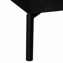 Fredriks Canapé panoramique Grossa - Velours - Velours Vaia: Noir - Méridienne courte à droite / longue à gauche (vue de face) -loftscape Boutique 1000243310 210330 18222601077 DETAILS P000000001000243310