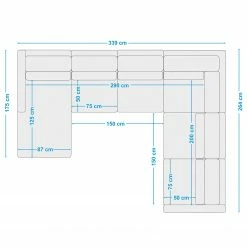 Fredriks Canapé panoramique Garlin - Tissu - Tissu Sogol: Bleu foncé - Méridienne courte à gauche / longue à droite (vue de face) 25 Fredriks Canapé panoramique Garlin - Tissu - Tissu Sogol: Bleu foncé - Méridienne courte à gauche / longue à droite (vue de face) -loftscape Boutique 1000243342 210330 18225901478 SKETCH DETAILS P000000001000243342 sketch