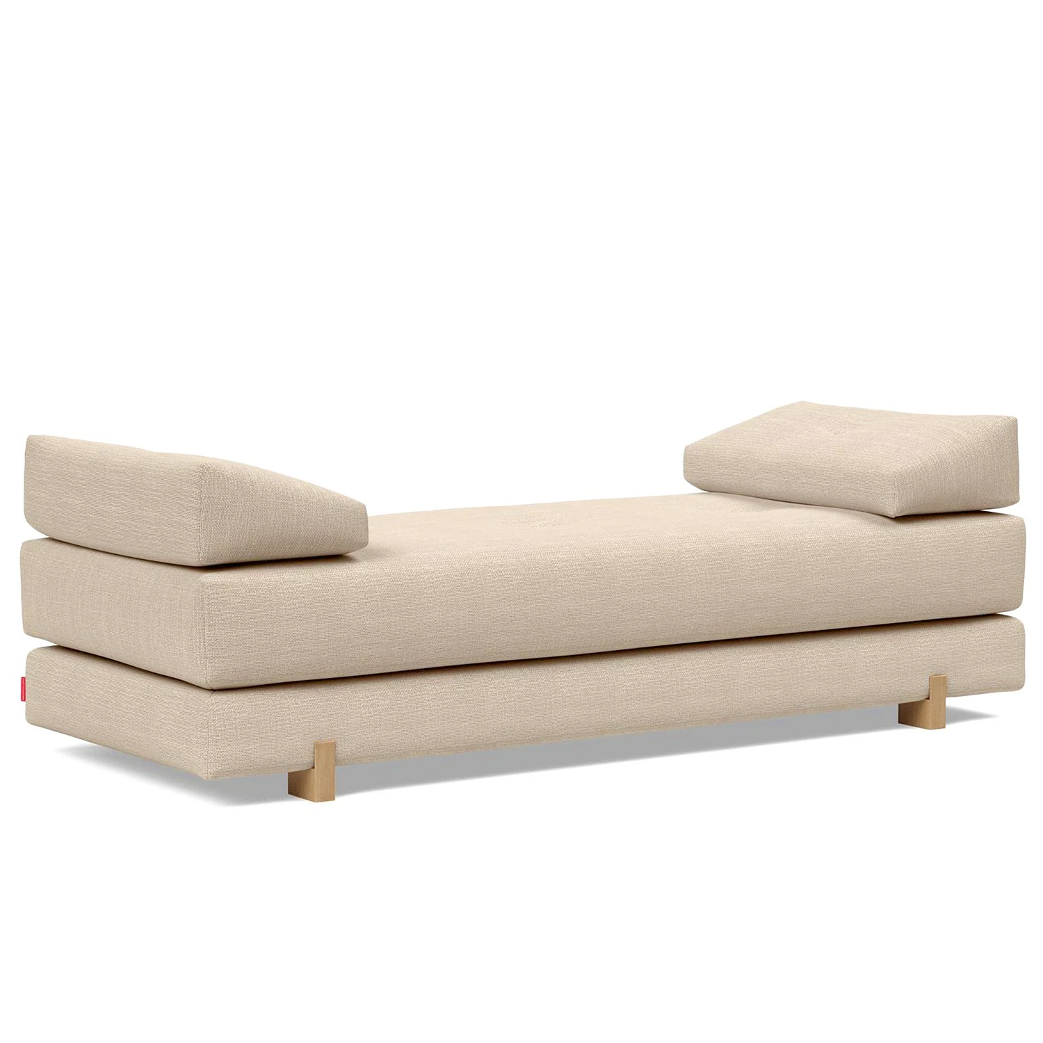 Innovation Möbel Canapé convertible Sigmund - Tissu - Tissu Kenya: Gravel - Chêne clair 10 Innovation Möbel Canapé convertible Sigmund - Tissu - Tissu Kenya: Gravel - Chêne clair – Image 8