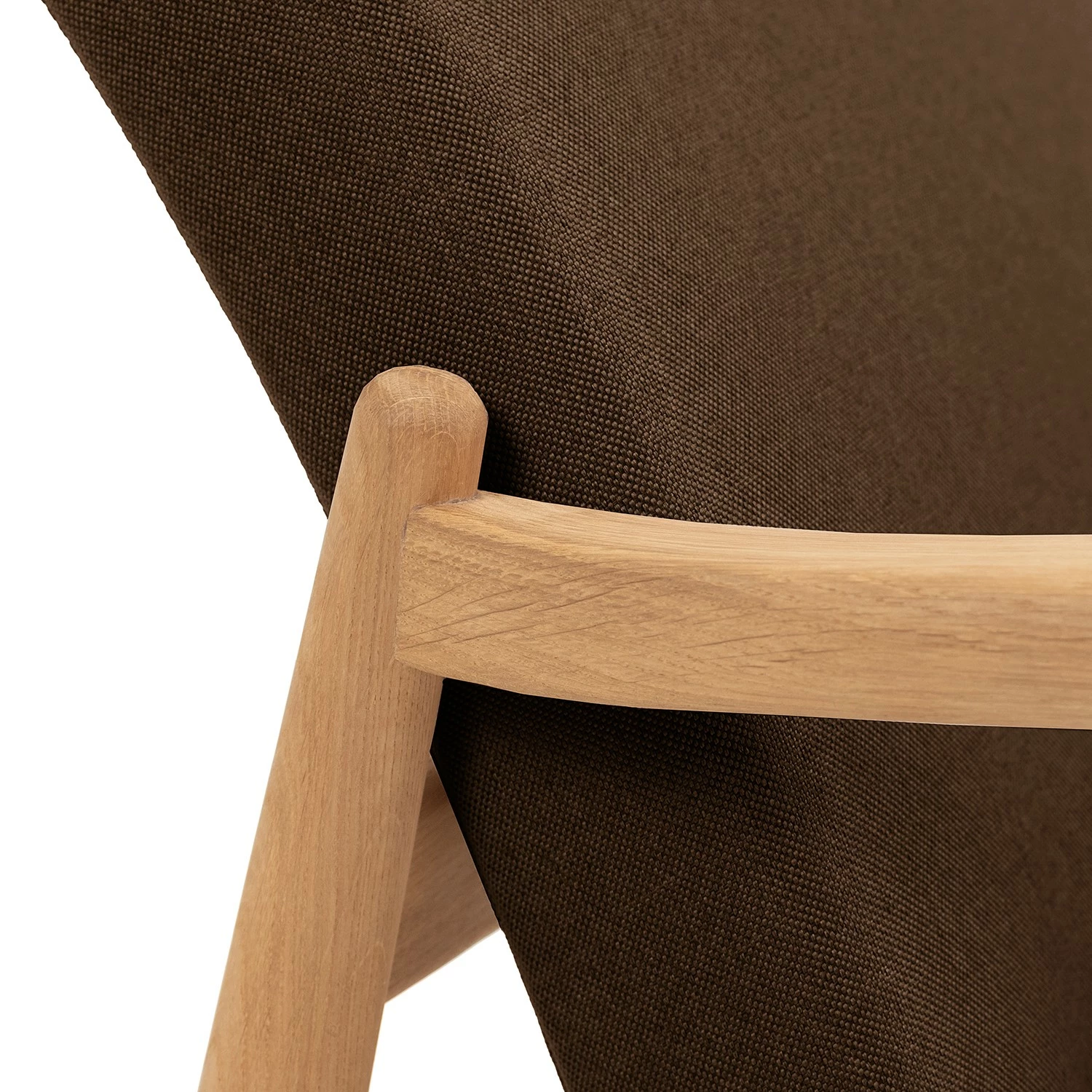 Studio Copenhagen Fauteuil Froid - Tissu - Tissu Baca: Marron - Chêne clair 9 Studio Copenhagen Fauteuil Froid - Tissu - Tissu Baca: Marron - Chêne clair – Image 7