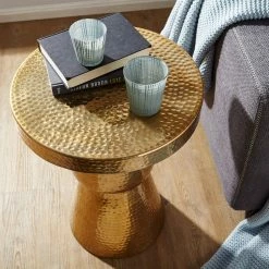 Loftscape Bout de canapé Lorquin - Aluminium - Doré -loftscape Boutique 1000244868 210202 14545100123 MOOD DETAILS P000000001000244868 mood