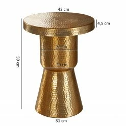 Loftscape Bout de canapé Lorquin - Aluminium - Doré -loftscape Boutique 1000244868 210202 14545700126 SKETCH DETAILS P000000001000244868 sketch