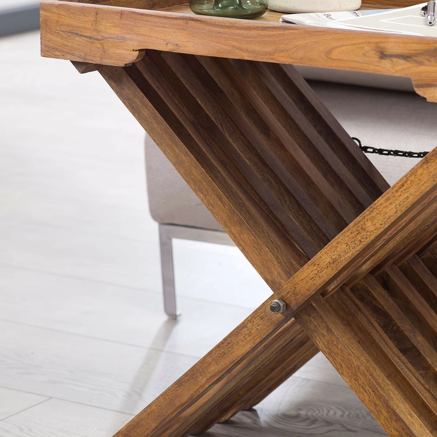 Naturoo Bout de canapé Verniolle III - Sheesham massif 8 Naturoo Bout de canapé Verniolle III - Sheesham massif – Image 6