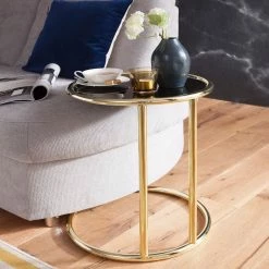 Red Living Bout de canapé Loubers - Verre / Métal - Noir / Doré 10 Red Living Bout de canapé Loubers - Verre / Métal - Noir / Doré -loftscape Boutique 1000244871 210202 14554200145 MOOD DETAILS P000000001000244871 mood