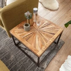 Naturoo Table basse Heusse I - Manguier massif / Métal - Manguier / Noir -loftscape Boutique 1000244881 210202 14590900215 MOOD DETAILS P000000001000244881 mood