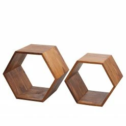 Naturoo Tables gigognes Longpont (lot de 2) - Sheesham massif