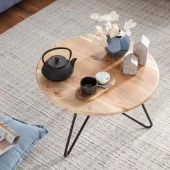 Naturoo Table basse Heusse II - Acacia massif / Métal - Manguier / Noir -loftscape Boutique 1000244884 210202 15000400233 MOOD DETAILS P000000001000244884 mood