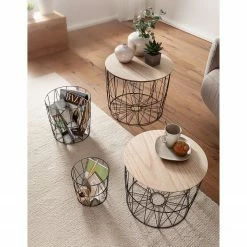 Norrwood Bouts de canapé Veranne I (lot de 4) - Imitation chêne / Noir 9 Norrwood Bouts de canapé Veranne I (lot de 4) - Imitation chêne / Noir -loftscape Boutique 1000244887 210202 15005700253 MOOD DETAILS P000000001000244887 mood