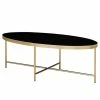 Loftscape Table basse Hitte - Verre / Métal - Noir / Doré -loftscape Boutique 1000244888 210202 15010700256 IMAGE P000000001000244888