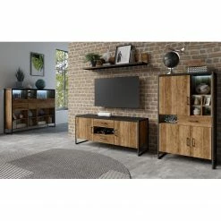 Red Living Étagère Turriers III - Imitation épicéa / Noir mat -loftscape Boutique 1000245417 210217 13053700068 MOOD DETAILS P000000001000245417 mood