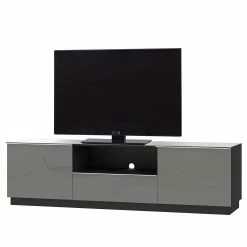 Loftscape Meuble TV Habas - Verre - Gris