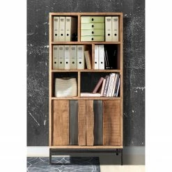 Ars manufacti Étagère de bureau Domme - Acacia massif / Fer - Acacia / Anthracite -loftscape Boutique 1000246832 211001 14353800038 MOOD DETAILS P000000001000246832 mood