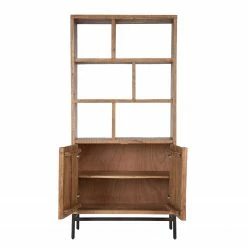 Ars manufacti Étagère de bureau Domme - Acacia massif / Fer - Acacia / Anthracite -loftscape Boutique 1000246832 220406 032 DETAILS P000000001000246832