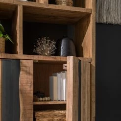 Ars manufacti Étagère de bureau Domme - Acacia massif / Fer - Acacia / Anthracite -loftscape Boutique 1000246832 220705 022 MOOD DETAILS P000000001000246832 mood