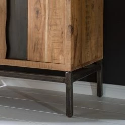 Ars manufacti Étagère de bureau Domme - Acacia massif / Fer - Acacia / Anthracite -loftscape Boutique 1000246832 220705 023 MOOD DETAILS P000000001000246832 mood