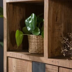 Ars manufacti Étagère de bureau Domme - Acacia massif / Fer - Acacia / Anthracite -loftscape Boutique 1000246832 220705 025 MOOD DETAILS P000000001000246832 mood