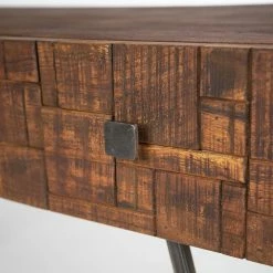 Wolf-Möbel Bureau Bubry - Acacia massif / Fer - Acacia / Anthracite -loftscape Boutique 1000246833 220330 033 DETAILS P000000001000246833