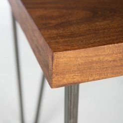 Wolf-Möbel Bureau Bubry - Acacia massif / Fer - Acacia / Anthracite -loftscape Boutique 1000246833 220330 036 DETAILS P000000001000246833