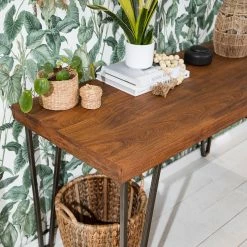 Wolf-Möbel Bureau Bubry - Acacia massif / Fer - Acacia / Anthracite -loftscape Boutique 1000246833 220610 030 DETAILS P000000001000246833