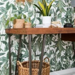 Wolf-Möbel Bureau Bubry - Acacia massif / Fer - Acacia / Anthracite -loftscape Boutique 1000246833 220610 050 DETAILS P000000001000246833