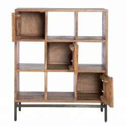 Ars manufacti Étagère de bureau Domme II - Acacia massif / Fer - Acacia / Anthracite -loftscape Boutique 1000246834 220406 031 DETAILS P000000001000246834