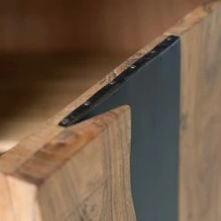 Ars manufacti Étagère de bureau Domme II - Acacia massif / Fer - Acacia / Anthracite -loftscape Boutique 1000246834 220406 036 DETAILS P000000001000246834