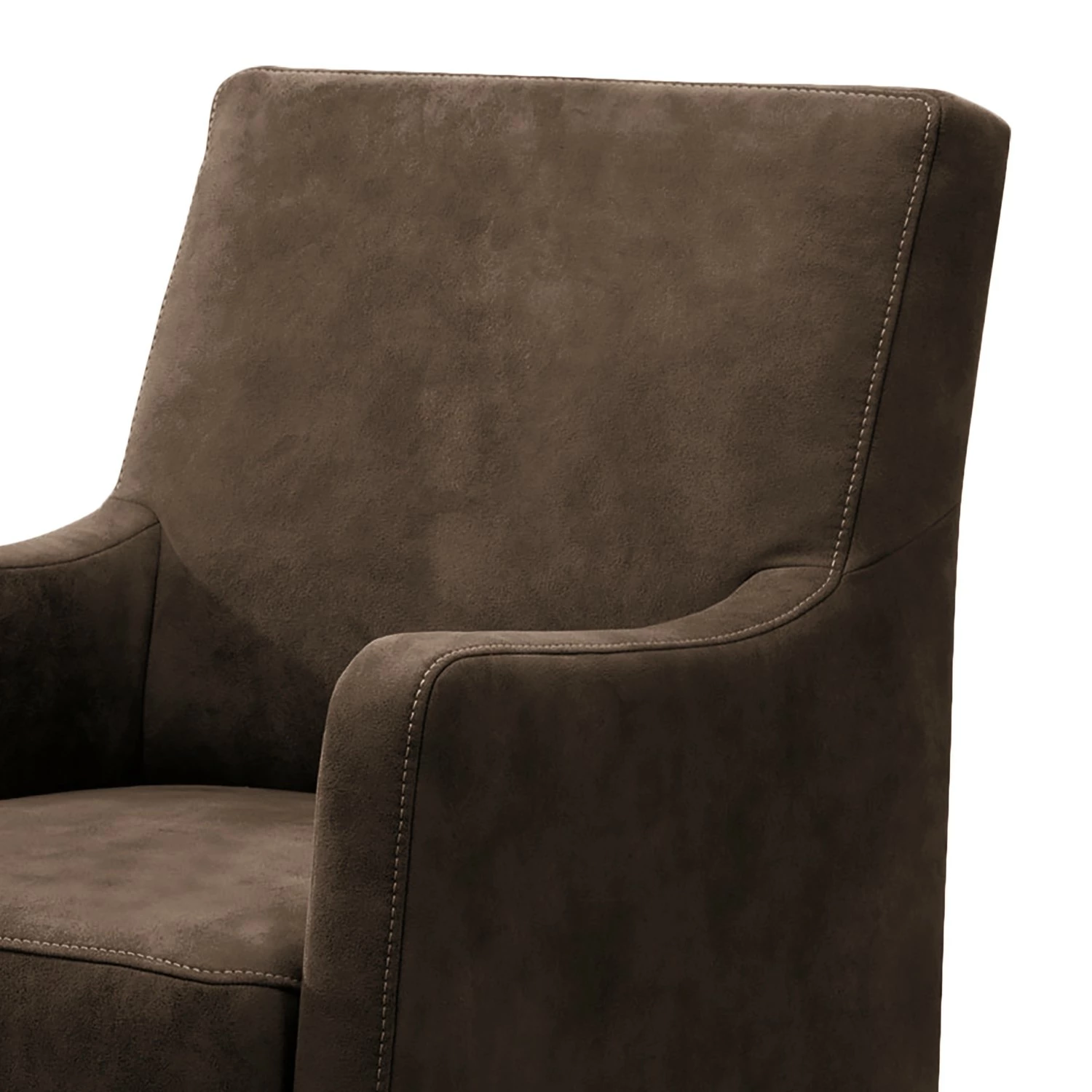 Ridgevalley Fauteuil Orbeil - Microfibre - Microfibre Flavie: Marron foncé 7 Ridgevalley Fauteuil Orbeil - Microfibre - Microfibre Flavie: Marron foncé – Image 5