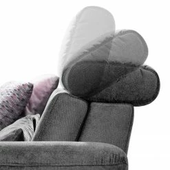 Loftscape Canapé d’angle Tamaris I - Velours côtelé - Velours côtelé Inbal: Gris - Méridienne courte à gauche (vue de face) - Sans fonction couchage -loftscape Boutique 1000248808 210317 15140401621 DETAILS P000000001000248808