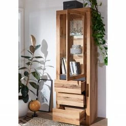 Naturoo Vitrine Gerville II - Chêne sauvage massif / Métal - Chêne sauvage / Anthracite 9 Naturoo Vitrine Gerville II - Chêne sauvage massif / Métal - Chêne sauvage / Anthracite -loftscape Boutique 1000249423 210420 08270300022 MOOD DETAILS P000000001000249423 mood