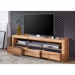 Naturoo Meuble TV Gerville II - Chêne sauvage massif / Métal - Chêne sauvage / Anthracite -loftscape Boutique 1000249432 210420 08275800055 MOOD DETAILS P000000001000249432 mood