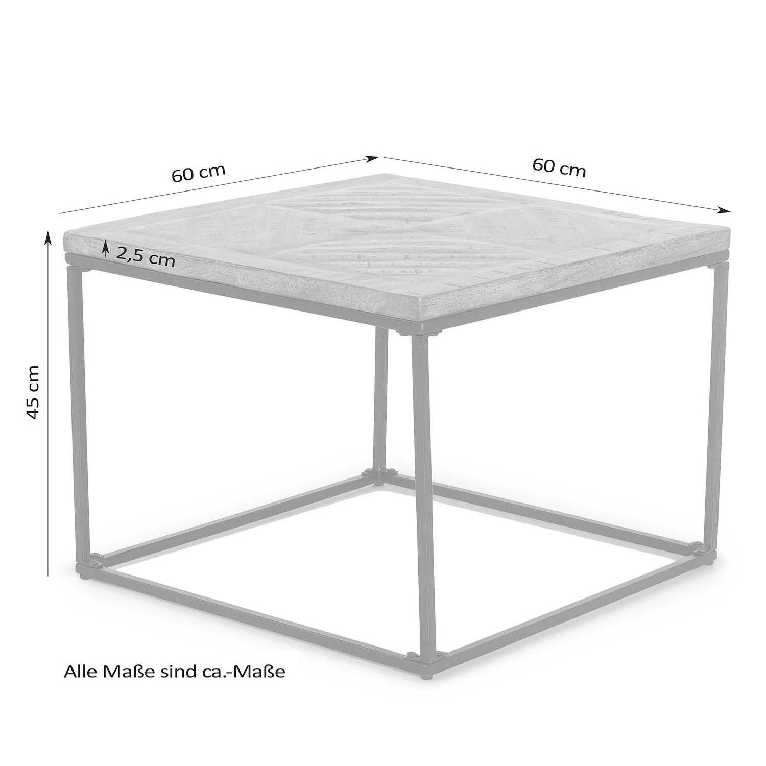 Red Living Table basse Montbray I - Manguier massif / Métal - Manguier gris / Noir 6 Red Living Table basse Montbray I - Manguier massif / Métal - Manguier gris / Noir – Image 4
