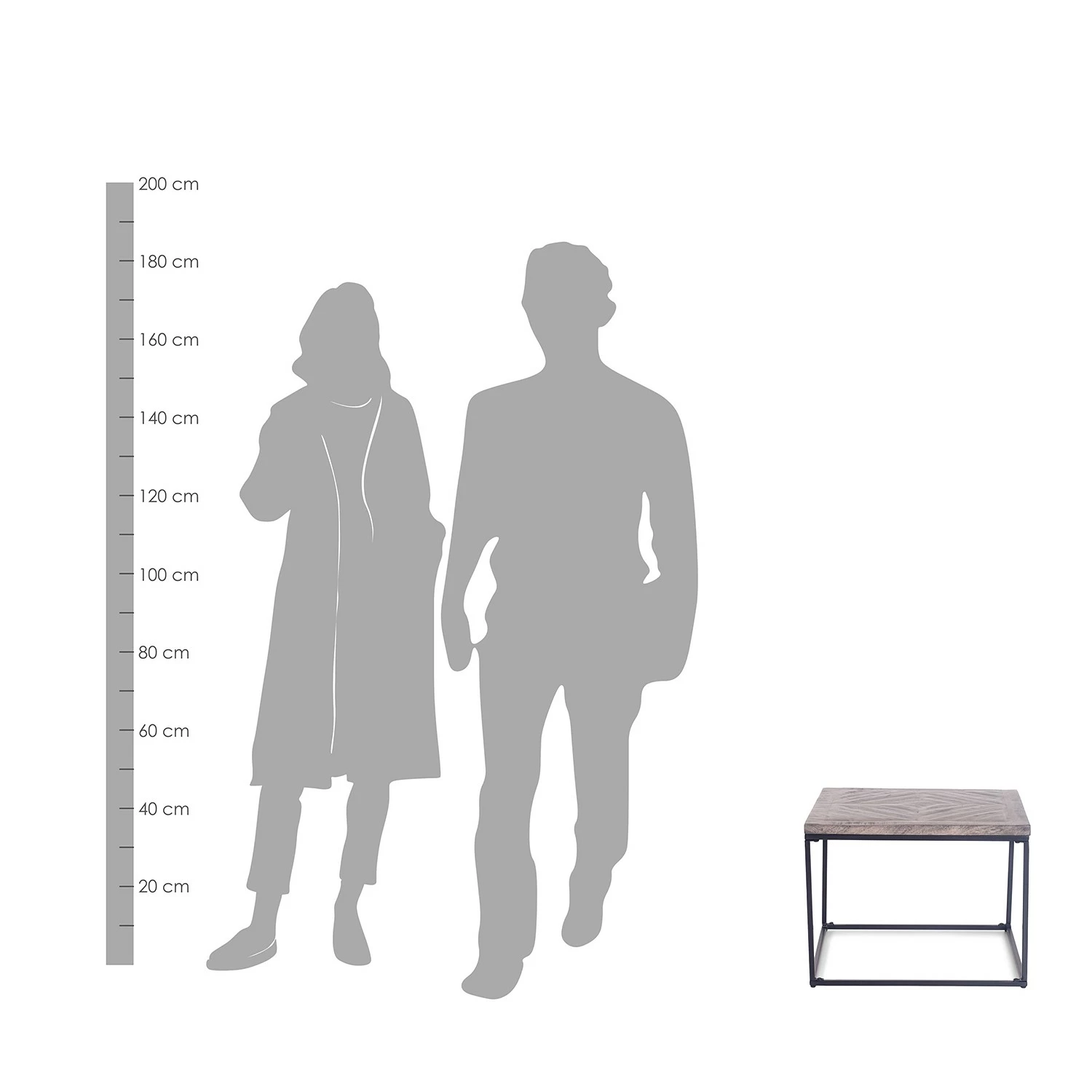 Red Living Table basse Montbray I - Manguier massif / Métal - Manguier gris / Noir 7 Red Living Table basse Montbray I - Manguier massif / Métal - Manguier gris / Noir – Image 5