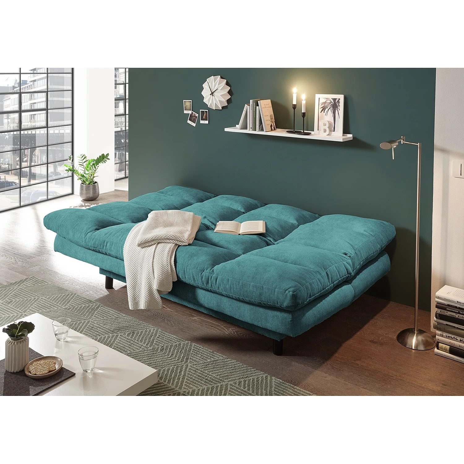 Loftscape Clic-clac Vallenay - Microfibre - Microfibre Ranu: Denim 5 Loftscape Clic-clac Vallenay - Microfibre - Microfibre Ranu: Denim – Image 3