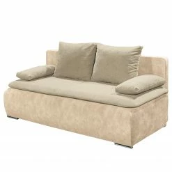 Loftscape Clic-clac Hostens - Tissu / Microfibre - Microfibre Salvo: Crème