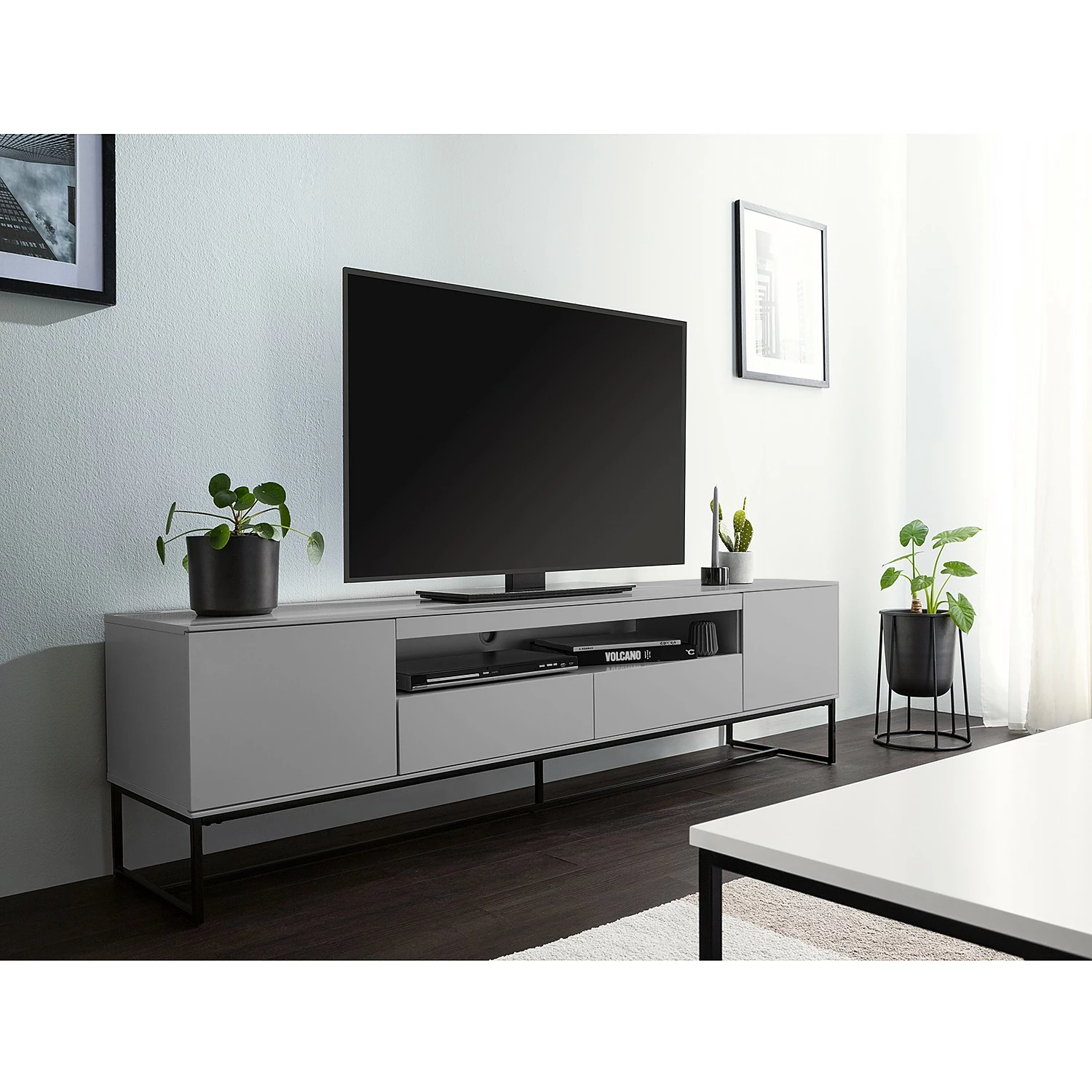 Fredriks Meuble TV Zaddy II - Gris foncé 5 Fredriks Meuble TV Zaddy II - Gris foncé – Image 3