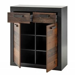 Red Living Commode Buzan III - Imitation bois recyclé / Anthracite 12 Red Living Commode Buzan III - Imitation bois recyclé / Anthracite -loftscape Boutique 1000250956 210225 13124000036 DETAILS P000000001000250956