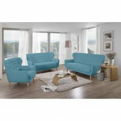 Ridgevalley Canapé Mansac (2 places) - Tissage à plat - Tissu Gila: Bleu marine -loftscape Boutique 1000253752 210419 14564500227 MOOD DETAILS P000000001000253752 mood