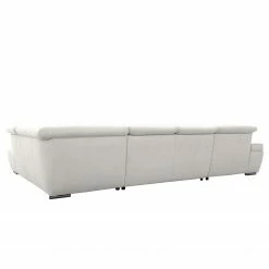 Loftscape Canapé panoramique Beutin - Tissage à plat - Tissu Olea: Argenté - Méridienne longue à droite (vue de face) - Sans fonction couchage -loftscape Boutique 1000253796 210419 15072100583 DETAILS P000000001000253796