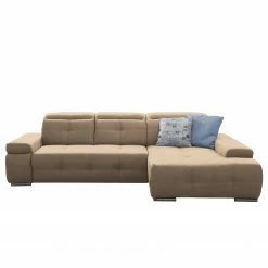 Loftscape Canapé d’angle Beutin - Tissage à plat - Tissu Olea: Taupe - Méridienne courte à droite (vue de face) - Sans fonction couchage -loftscape Boutique 1000253844 210419 15134301026 DETAILS P000000001000253844