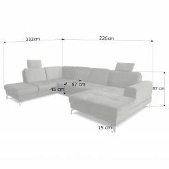 Loftscape Canapé panoramique Lascaux - Velours - Velours Ravi: Rouge - Méridienne courte à droite / longue à gauche (vue de face) 19 Loftscape Canapé panoramique Lascaux - Velours - Velours Ravi: Rouge - Méridienne courte à droite / longue à gauche (vue de face) -loftscape Boutique 1000253914 210419 15235101675 SKETCH DETAILS P000000001000253914 sketch