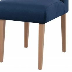 Loftscape Chaise capitonnée Juillac - Tissage à plat - Tissu Olea: Bleu -loftscape Boutique 1000254001 210413 13355000096 DETAILS P000000001000254001