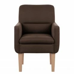 Loftscape Fauteuil Juillac - Tissage à plat - Tissu Olea: Espresso -loftscape Boutique 1000254003 210413 13355400112 DETAILS P000000001000254003