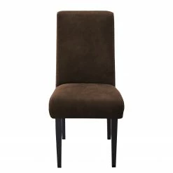Fredriks Chaise capitonnée Gramont - Microfibre Priya: Marron foncé -loftscape Boutique 1000254036 210413 13372400421 DETAILS P000000001000254036
