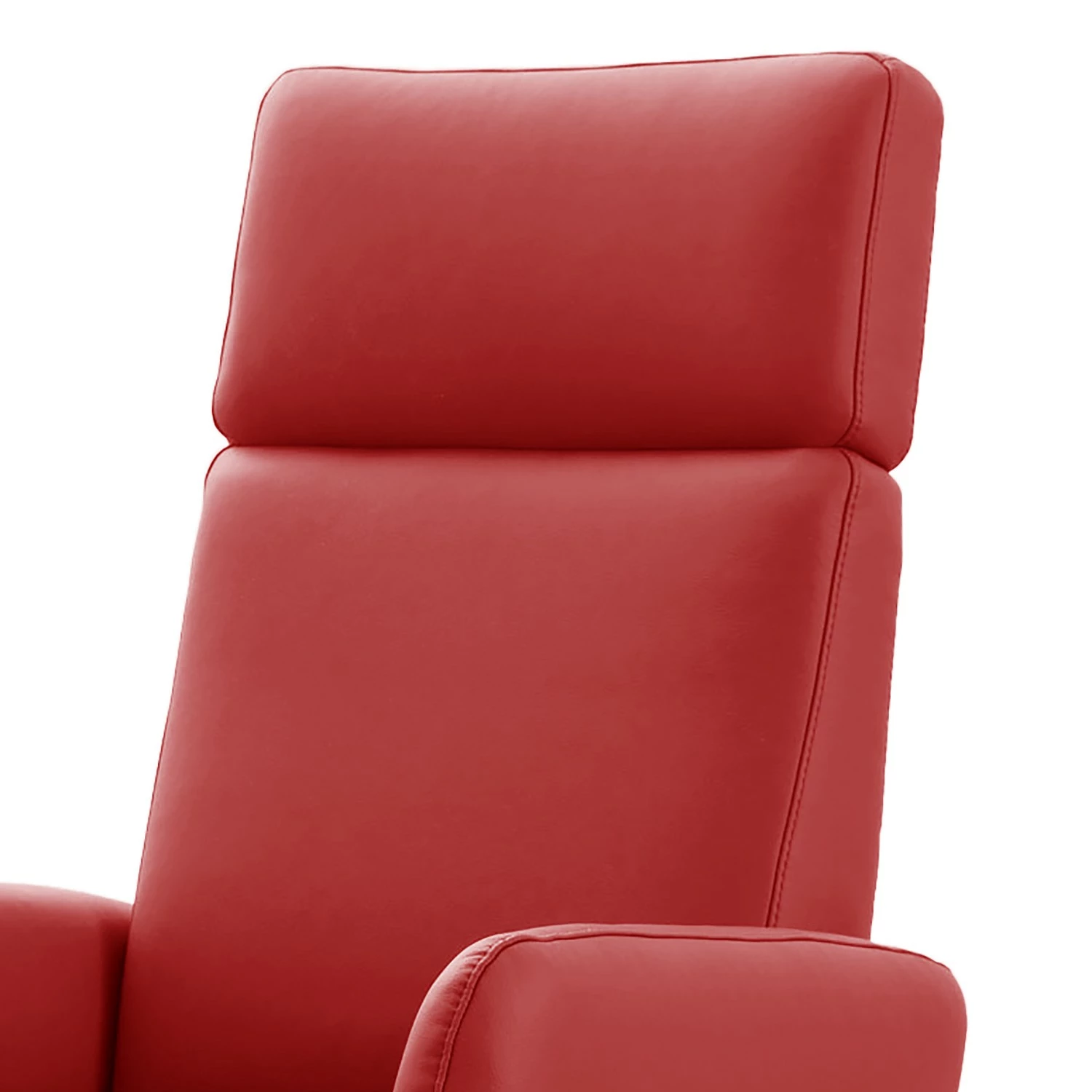 Fredriks Fauteuil relax Bosville - Cuir véritable - Cuir Pua: Rouge - Fonction relaxation - Réglage électrique : 2 moteurs avec batterie 10 Fredriks Fauteuil relax Bosville - Cuir véritable - Cuir Pua: Rouge - Fonction relaxation - Réglage électrique : 2 moteurs avec batterie – Image 8