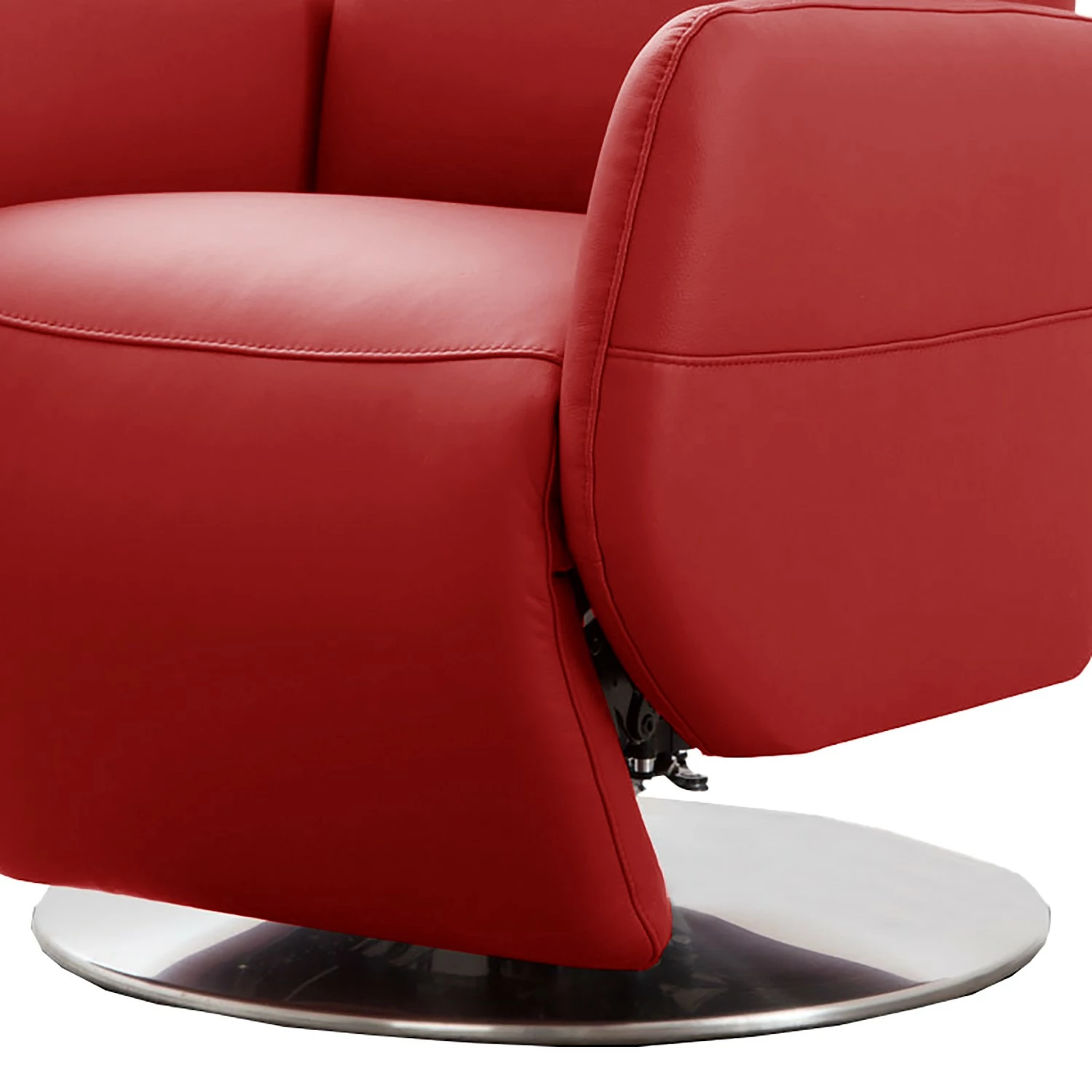 Fredriks Fauteuil relax Bosville - Cuir véritable - Cuir Pua: Rouge - Fonction relaxation - Réglage électrique : 2 moteurs avec batterie 12 Fredriks Fauteuil relax Bosville - Cuir véritable - Cuir Pua: Rouge - Fonction relaxation - Réglage électrique : 2 moteurs avec batterie – Image 10