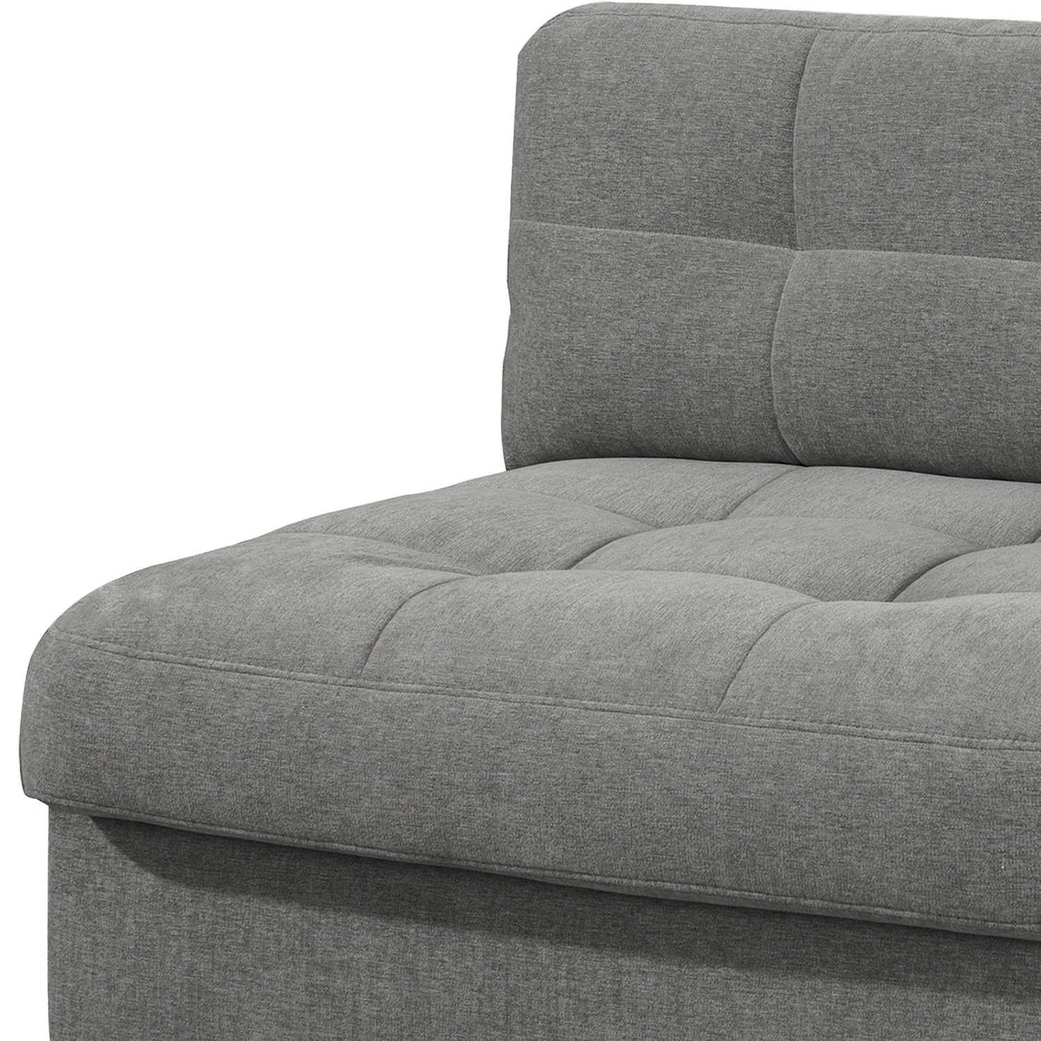 Fredriks Canapé Montfort (1,5 place) - Chenille - Tissu Chenille Alix: Gris 7 Fredriks Canapé Montfort (1,5 place) - Chenille - Tissu Chenille Alix: Gris – Image 5