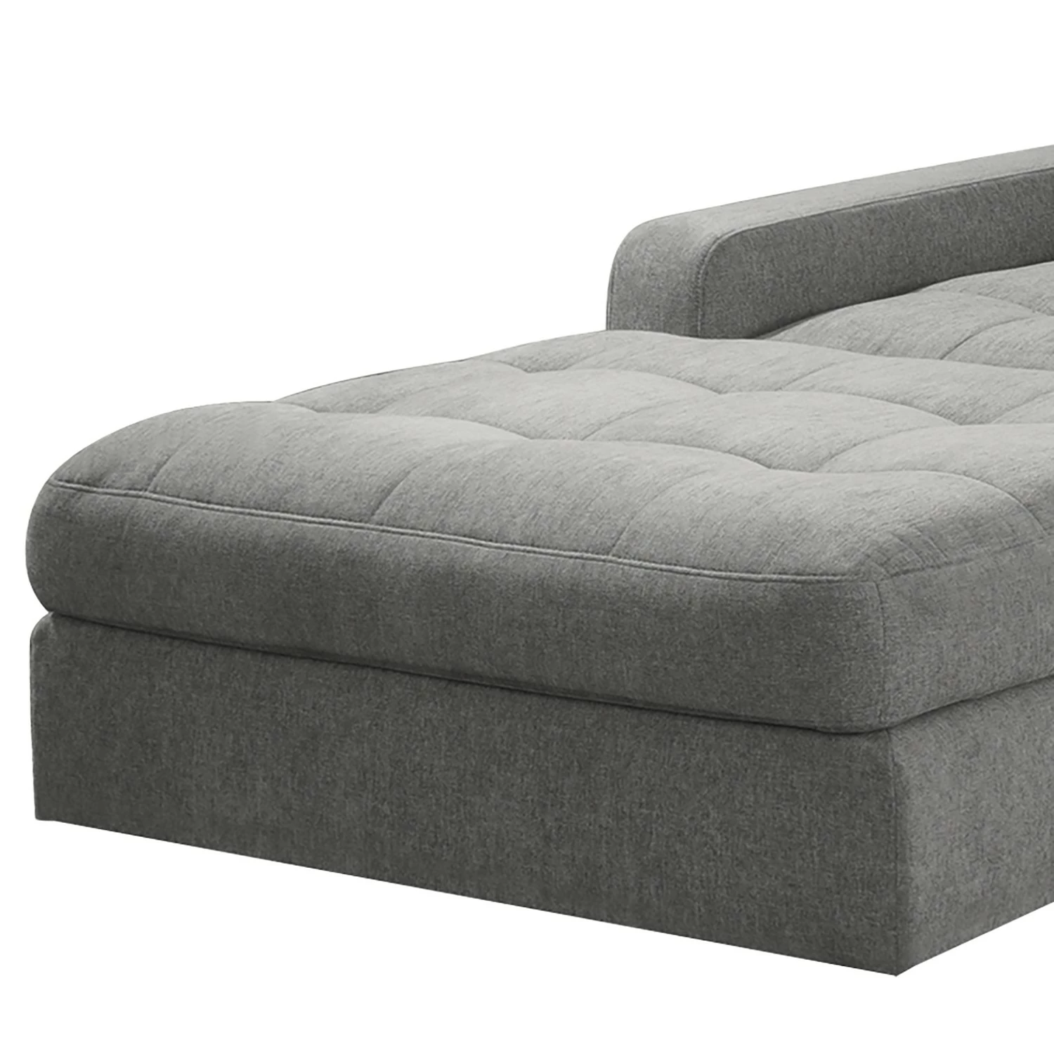 Fredriks Canapé d’angle Montfort - Chenille - Tissu Chenille Alix: Gris - Largeur : 315 cm - Méridienne courte à droite (vue de face) 9 Fredriks Canapé d’angle Montfort - Chenille - Tissu Chenille Alix: Gris - Largeur : 315 cm - Méridienne courte à droite (vue de face) – Image 7