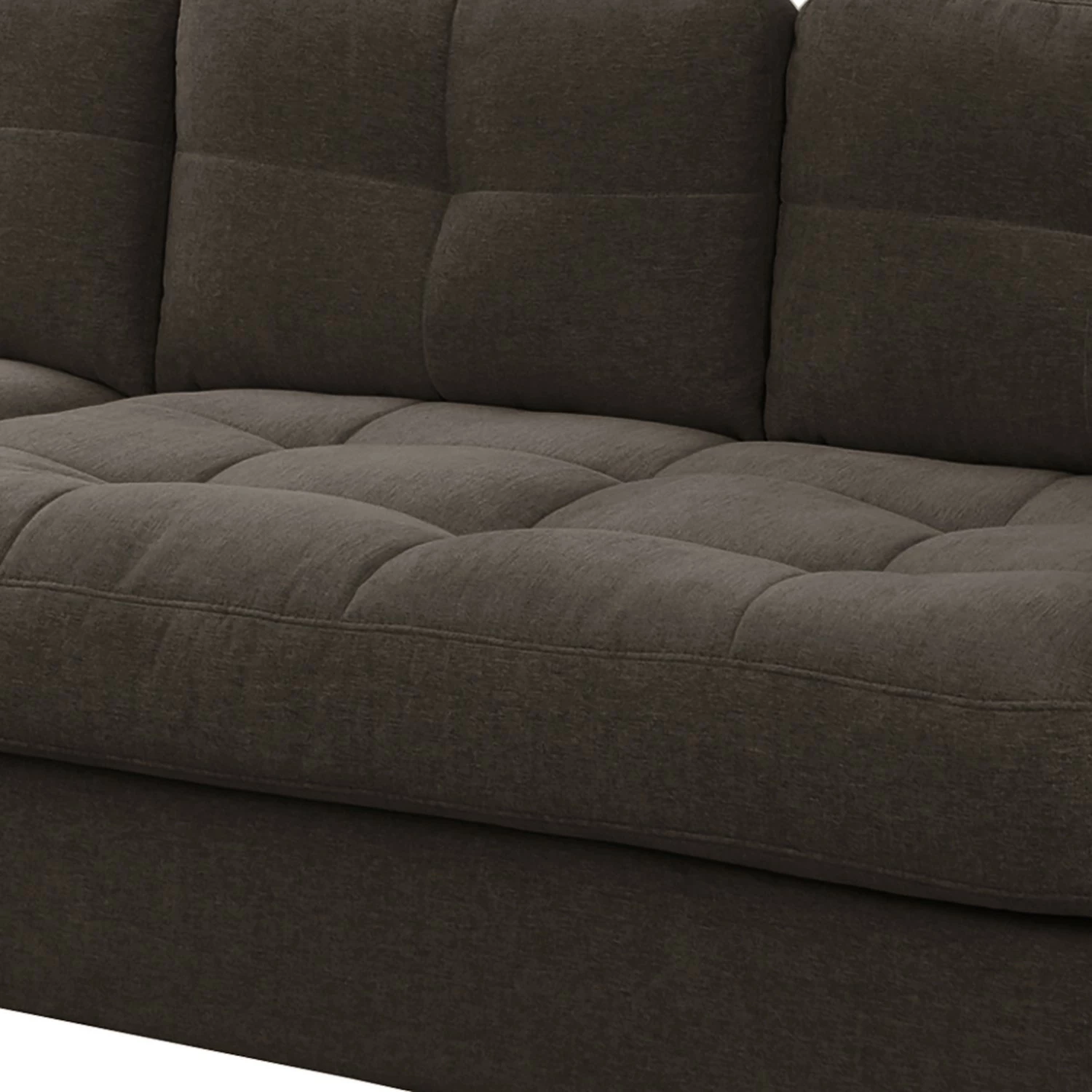 Fredriks Grand canapé Montfort - Chenille - Tissu Chenille Alix: Espresso 9 Fredriks Grand canapé Montfort - Chenille - Tissu Chenille Alix: Espresso – Image 7